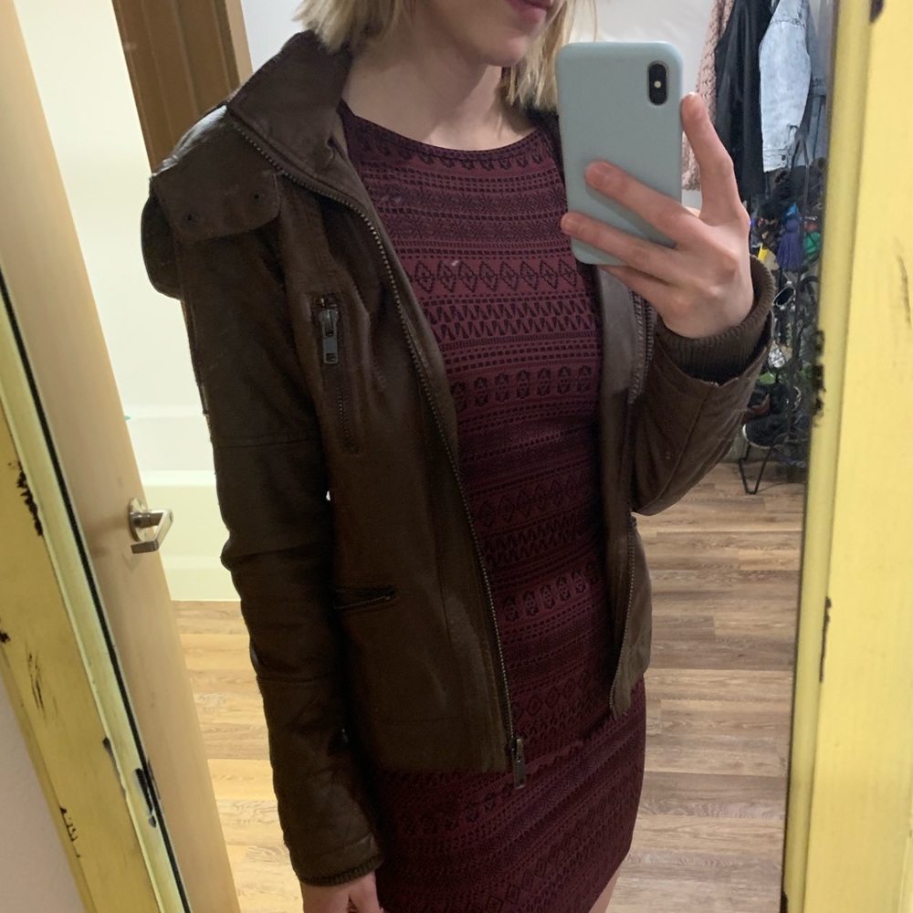 Faux Leather Garage Rebel Jacket SALE!!